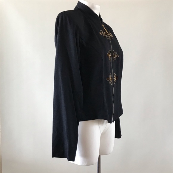 Vintage MICHEAL BLAKE Black Zip Up Jacket - Picture 5 of 7